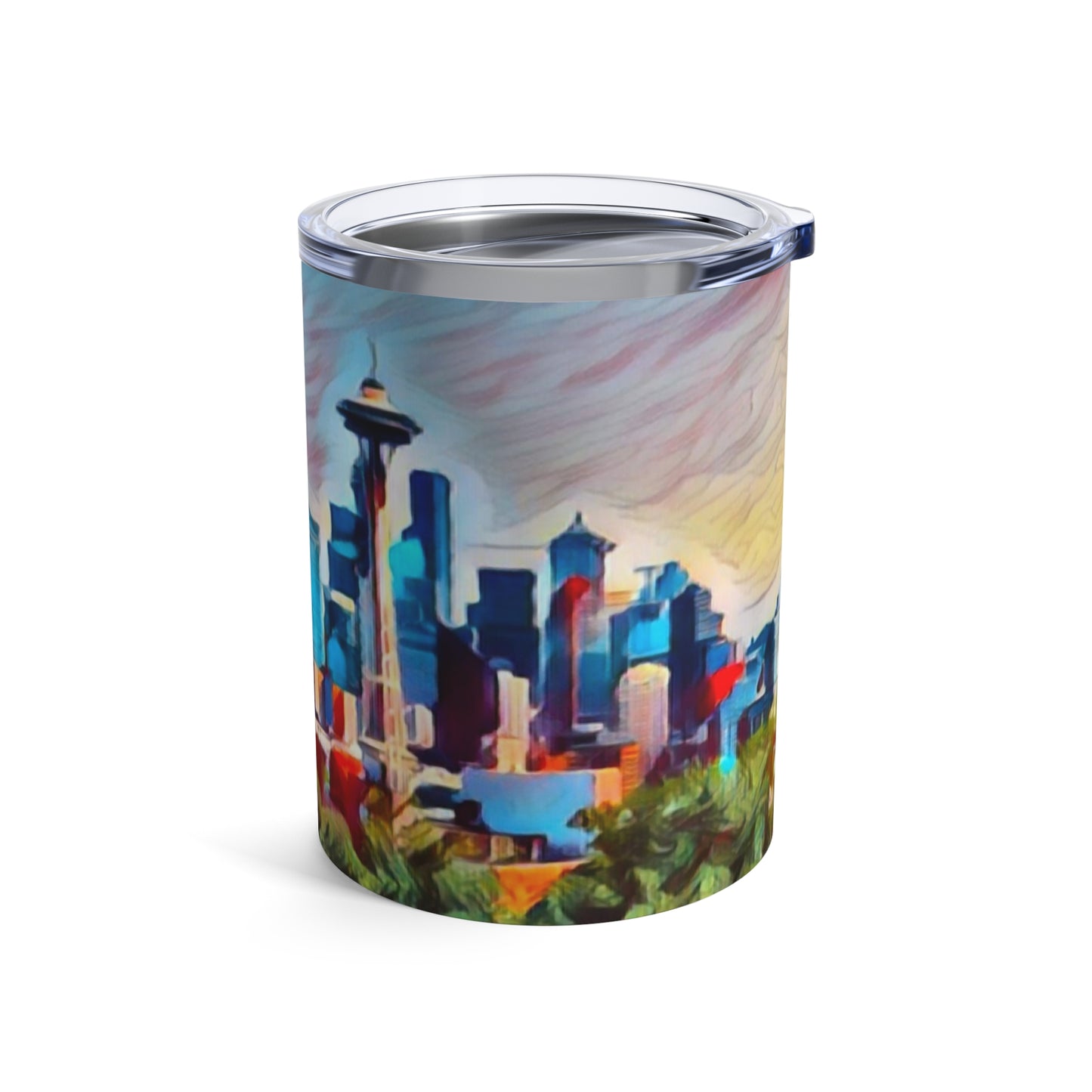 Seattle Skyline from Kerry Park Beverage - 10oz Short Travel Tumbler