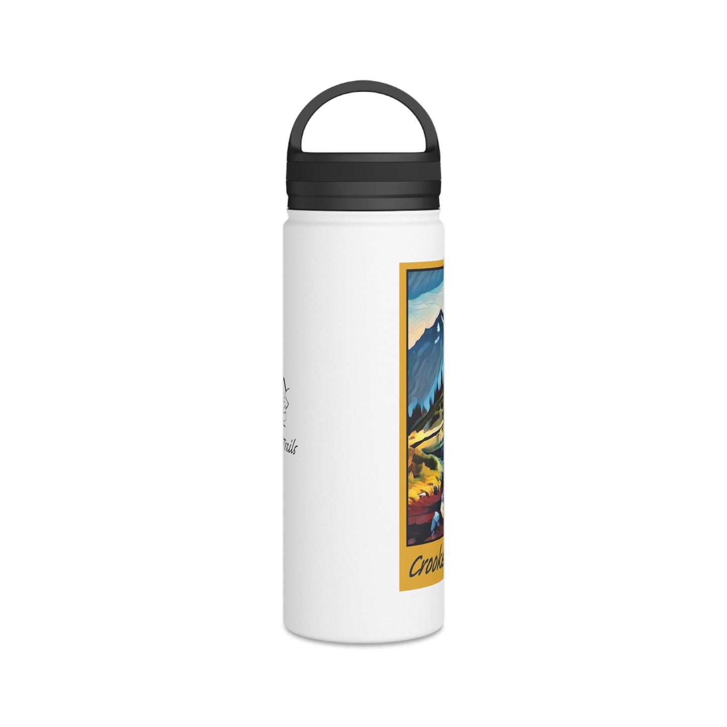 Crooked Trails 18oz Stainless Steel Water Bottle - Give a gift that gives