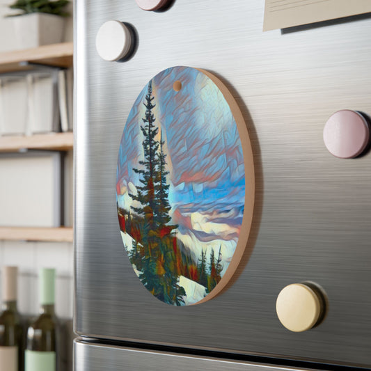 Olympic Peninsula, Hurricane Ridge - PNW Year-round Wooden Ornament