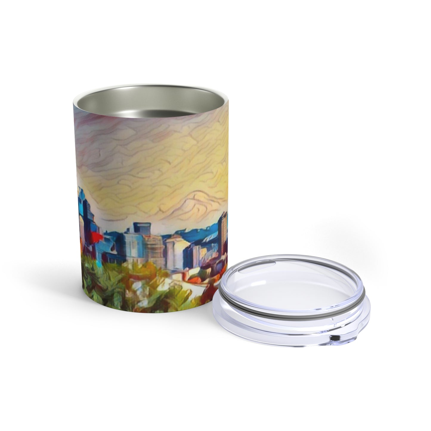 10oz - Seattle Skyline from Kerry Park Beverage Travel Tumbler