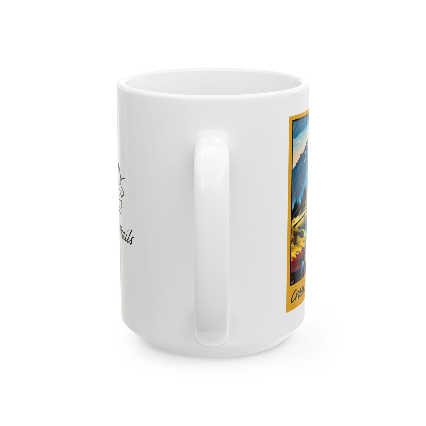 15oz - Crooked Trails Ceramic Mug