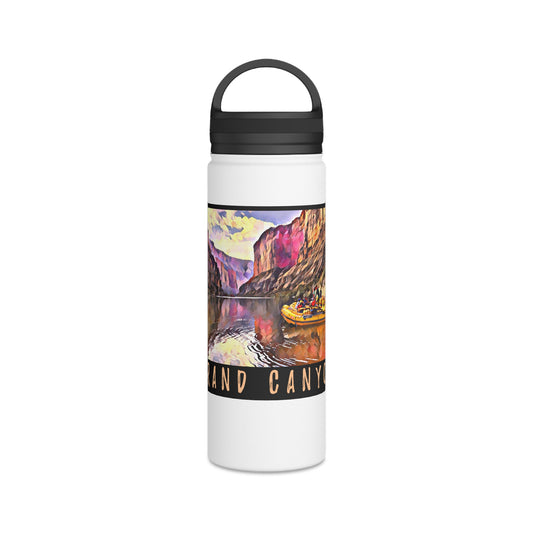 18oz - Grand Canyon Mornings Stainless Steel Water Bottle with Handle Lid