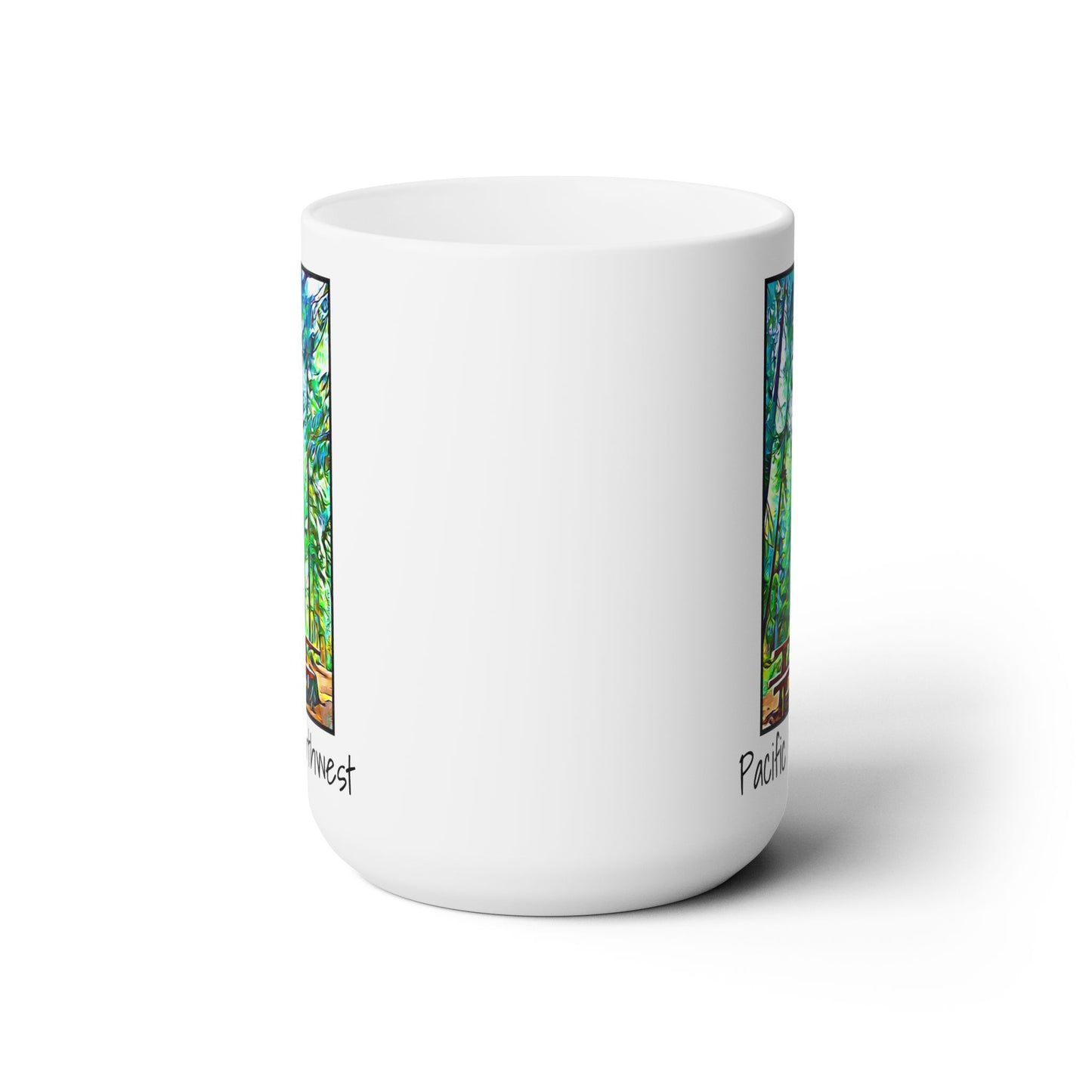 15oz PNW Table Under Canopy Ceramic Mug