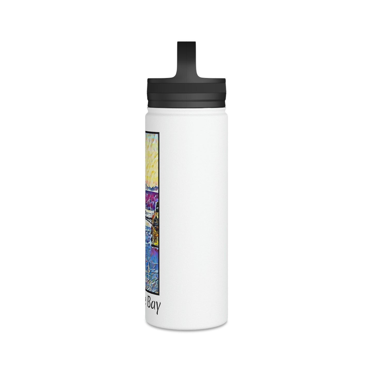 18oz - Portage Bay Stainless Steel Water Bottle with Handled Lid