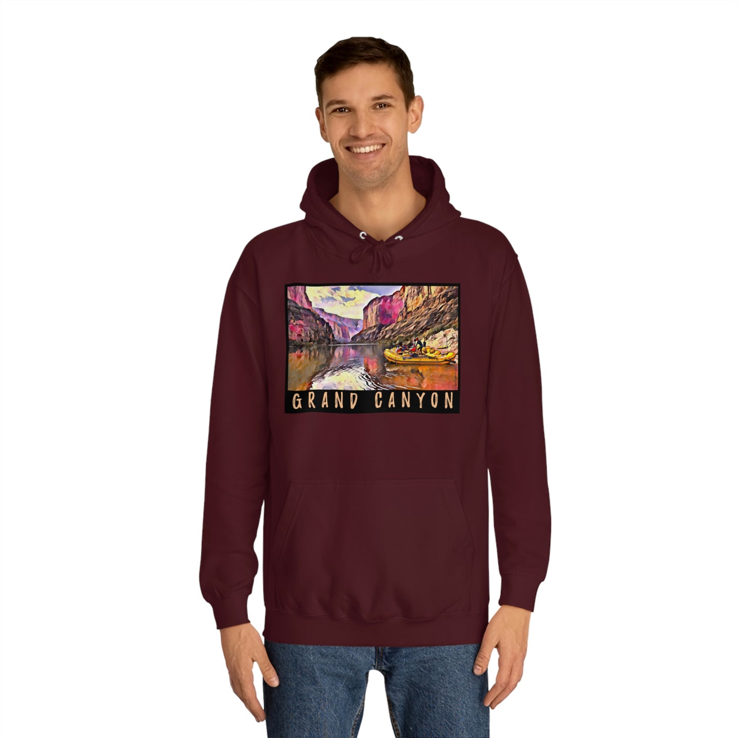 Canyon Morning Unisex College Hoodie