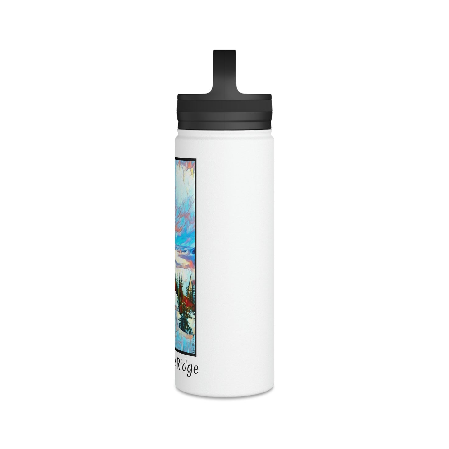 18 oz - Hurricane Ridge Water Bottle with Handled Lid