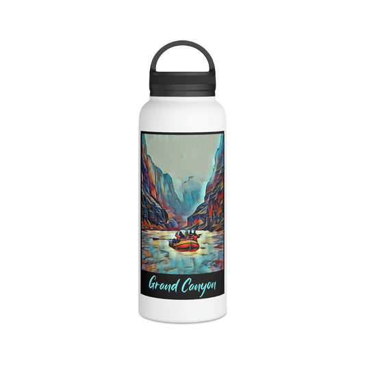 32oz - Grand Canyon Storm Stainless Steel Thermos with Handled Lid