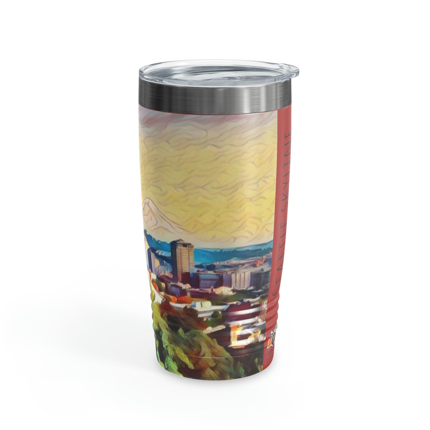 20oz - Seattle Skyline Stainless Steel BeverageTumbler